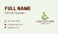 Herbal Green Tea  Business Card