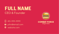Pop Art Burger  Business Card