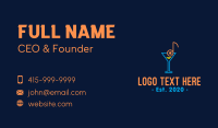 Glowing Business Card example 4