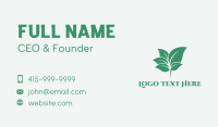 Organic Leaves Garden Business Card