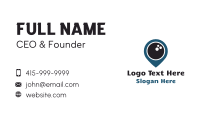 Blue Ball Business Card example 4