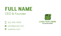 Green Grass Lawn Business Card Design