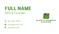 Green Grass Lawn Business Card