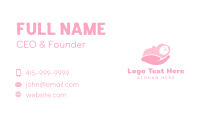 Pink Newborn Baby Business Card