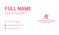 Cute Star Mascot Business Card