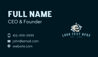 Death Skull Smoke Business Card Design