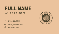 Lumberjack Business Card example 2