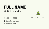 Christmas Tree Business Card example 2