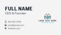 House Plumbing Wrench Business Card Design