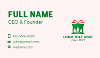 Christmas Gift Store  Business Card