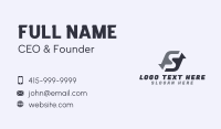 Logistics Courier Letter S Business Card