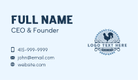 Rooster Farm Animal Business Card