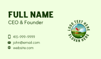 Golf Flagstick Field  Business Card