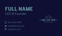 Barbell Fitness Gym Business Card