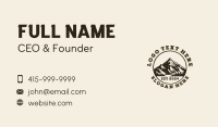 Summit Adventure Mountain Business Card