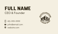 Summit Adventure Mountain Business Card Image Preview