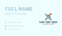 Sword Warrior Gaming Business Card