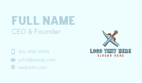 Sword Warrior Gaming Business Card Design