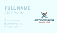 Sword Warrior Gaming Business Card