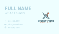 Sword Warrior Gaming Business Card