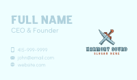 Sword Warrior Gaming Business Card