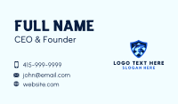 Shark Shield Mascot Business Card