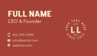 Coach Business Card example 2