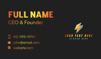 Electric Thunder Charge Business Card