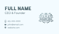 Elegant Floral Salon Business Card Image Preview