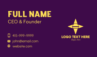 Star Burger Business Card Design