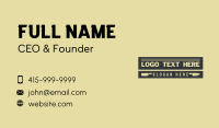 Logo Name Business Card Design