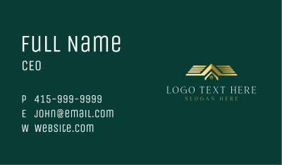 Roof Deluxe Realty Business Card Image Preview