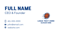Basketball Fast Hoop Business Card Design