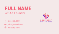 Heart Love Charity Business Card Image Preview