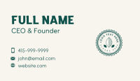 Salad Leaf Herb Business Card