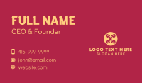 Fancy Style Button Business Card