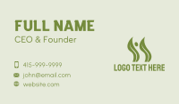 Vegan Health Plant  Business Card