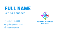 Colorful Charity Foundation  Business Card Image Preview