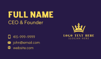 Luxury Tiara Pageant Business Card