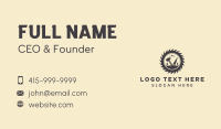 Carpentry Woodwork Tools Business Card Design