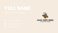 Brown Mosaic Goat Business Card