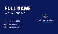 Hot Cold Propeller Business Card Design