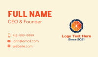 Shutter Business Card example 2