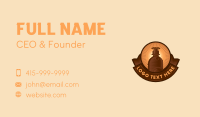 Brewery Company Emblem Business Card