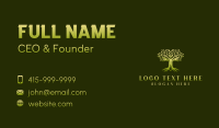 Nature Tree Planting Business Card Design