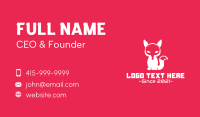 Gaming Fox Mask Business Card Design
