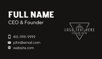 Fashion Hat Apparel Business Card