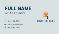 Letter R Signal Tech Business Card Design