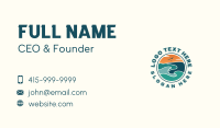 Beach Wave Resort Business Card Design