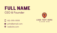 Basketball Location Pin Business Card